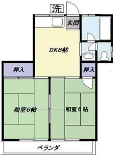 ミナミハイツ【2階】の間取り