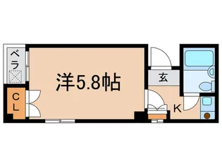 メゾン杉田【2階】の間取り