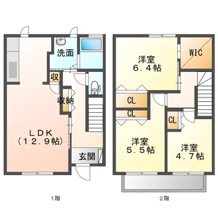 シャーメゾン上郷【1階】の間取り