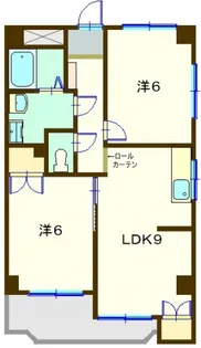 ハイツイーストサイド【3階】の間取り