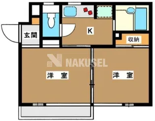 FLAT FIVE【2階】の間取り