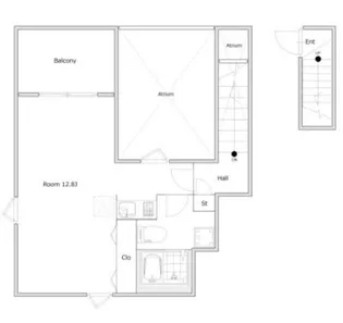 トリアーディ亀戸セレーネ【3階】の間取り