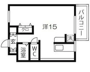 エルパラッツオ京橋【3階】の間取り