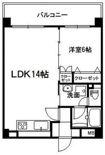 やよいビル【4階】の間取り