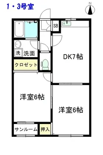 ティエラI【1階】の間取り