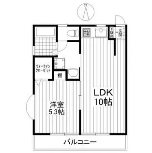 シャトレー【2階】の間取り
