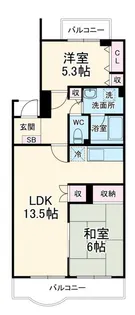 フィール野川A【4階】の間取り
