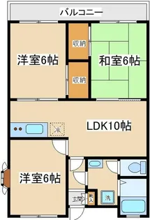 サンパラッツオ壱番館【2階】の間取り