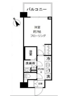 N-stage 赤羽志茂【5階】の間取り