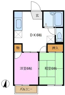 パビリオン中央B棟【1階】の間取り