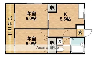 ビバリーハウス早出A【1階】の間取り