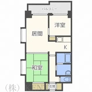 ドミ24琴似【8階】の間取り