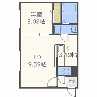 Erfolg WestStadt(エアフォルクWS)【1階】の間取り