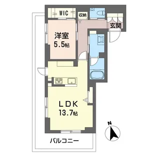 リラフォート【3階】の間取り