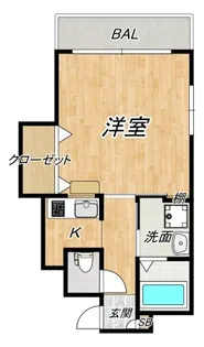 ライフSNK【5階】の間取り