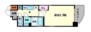 ララプレイス天王寺ルフレ【7階】の間取り