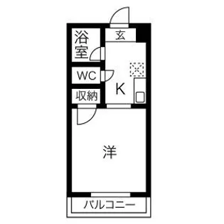 フィレンツェ岐阜【4階】の間取り