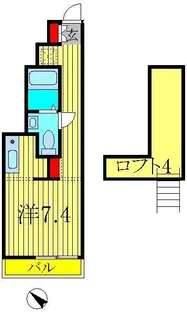 メゾン・ド・イールII【2階】の間取り