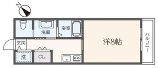 KSPマンション【2階】の間取り