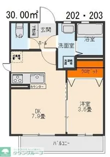 カーサ・ルーチェ【2階】の間取り