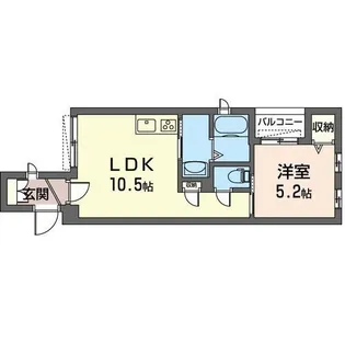 WEEKEND CITY【2階】の間取り