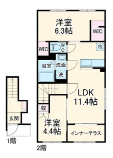 シャインテラス・アベニールの間取り