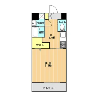 エフィシア保田窪【1階】の間取り