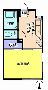 コーポスカイ【1階】の間取り
