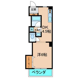 サニーハイツ松島【3階】の間取り