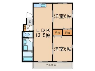 ライフステージ三好ヶ丘【1階】の間取り