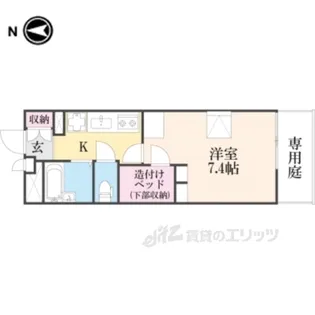 レオパレスペニーレーン【3階】の間取り