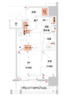 ハーモニーレジデンス山手大塚ザ・ガーデン【3階】の間取り