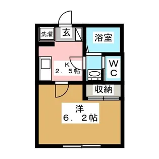 ブライタデー【2階】の間取り