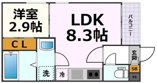 REGALEST浄心【2階】の間取り