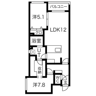 BellezaII【5階】の間取り