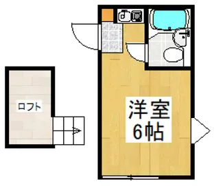 ベル武蔵野二番館【2階】の間取り