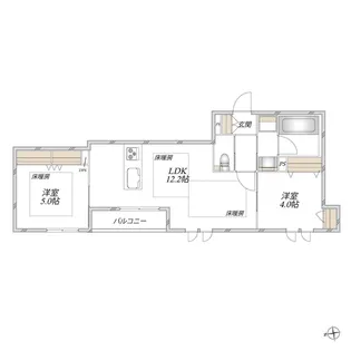 Villa Del Sol VI【3階】の間取り