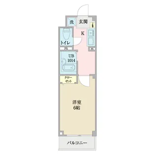 西川口プラザA棟【4階】の間取り