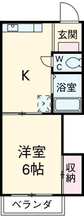 グランデージ89【2階】の間取り