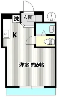第二大谷マンション【3階】の間取り