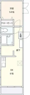 角田マンションの間取り
