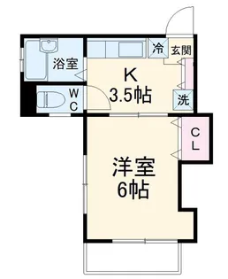 ホワイトウッドD【2階】の間取り