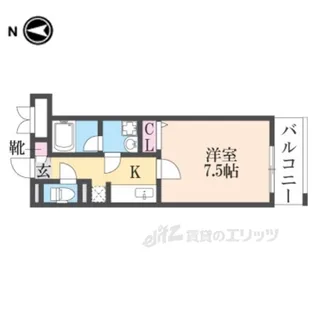 グラント塚口【3階】の間取り