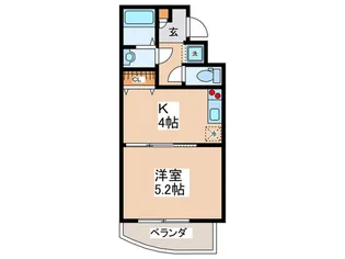 L・FLORE Center Stage【4階】の間取り