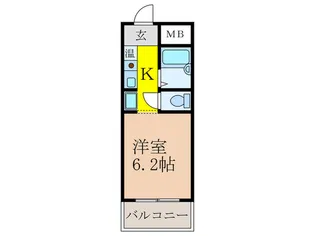 サニ-ハイツ新大阪【9階】の間取り