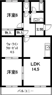 レジデンス神戸【1階】の間取り