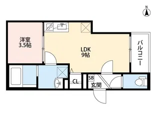 さかいえ【1階】の間取り