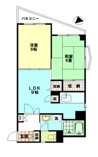 グレース赤塚【4階】の間取り
