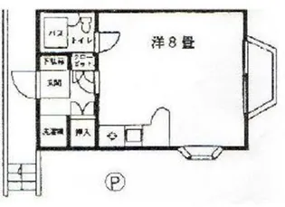 ハイツ宮川【1階】の間取り