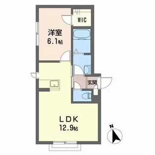 シャーメゾンセラミスタ【1階】の間取り